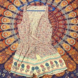 American eagle 🦅 floral summer short rompers